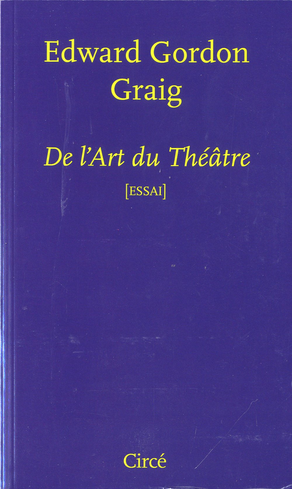 De l'art du théâtre Gordon Graig